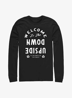 Stranger Things Welcome to the Upside Down Long-Sleeve T-Shirt