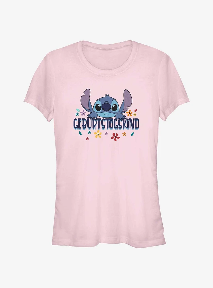 Disney Lilo & Stitch German Birthday Girls T-Shirt