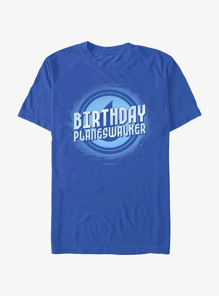 Magic: The Gathering Birthday Blue Mana Planeswalker T-Shirt