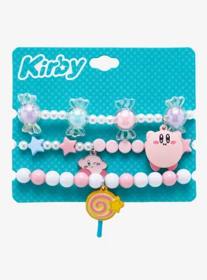 Kirby Candy Beaded Bracelet Set