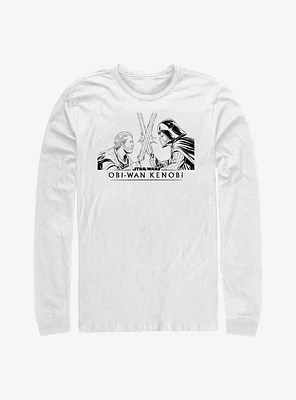 Star Wars Obi-Wan Clash Long-SLeeve T-Shirt