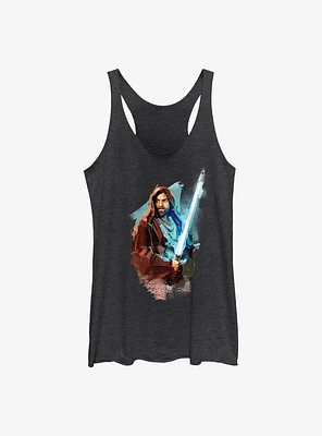 Star Wars Obi-Wan Kenobi Paint Girls Raw Edge Tank