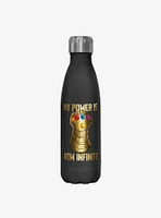 Marvel The Avengers Gauntlet Infinite Power Stainless Steel Water Bottle