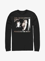 Star Wars Obi-Wan Peace Is The Way Long-SLeeve T-Shirt