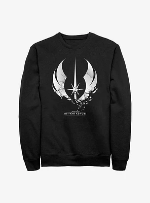 Star Wars Obi-Wan Shattered Jedi Logo Sweatshirt