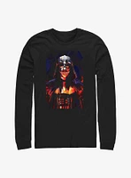 Star Wars Obi-Wan Vader Paint Long-SLeeve T-Shirt