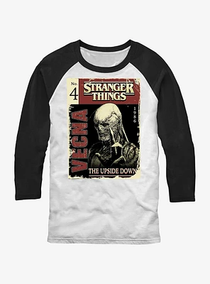 Stranger Things Vecna Pulp Comic Raglan T-Shirt