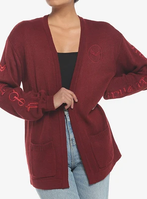 Marvel WandaVision Scarlet Witch Girls Open Cardigan