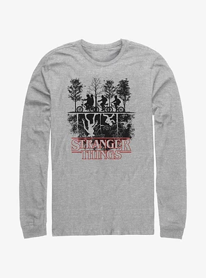 Stranger Things Upside Down Long Sleeve T-Shirt
