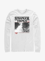 Stranger Things Forest Photo Logo Long Sleeve T-Shirt