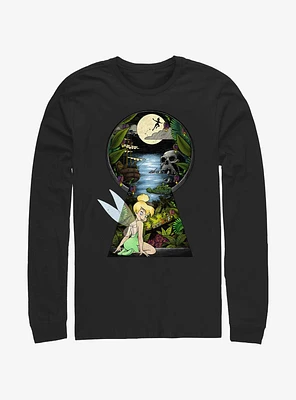 Disney Tinker Bell Keyhole To Neverland Long Sleeve T-Shirt
