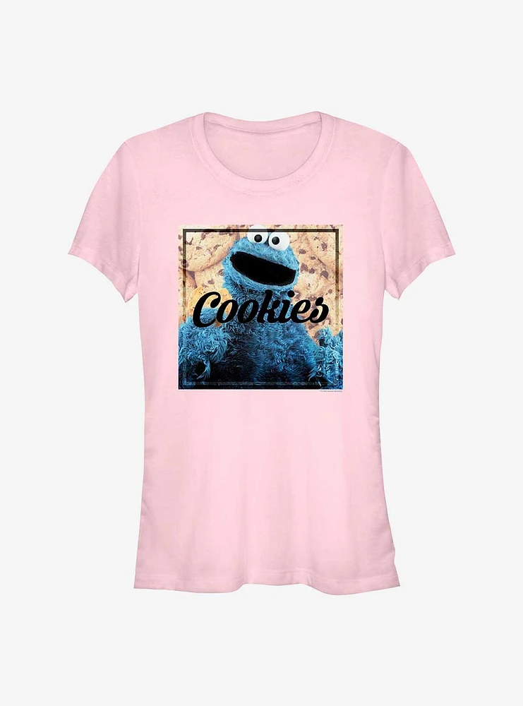 Sesame Street Cookie Monster Cookies Girls T-Shirt