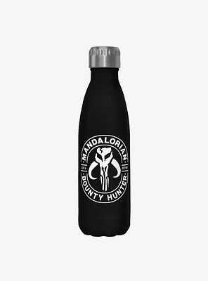 Star Wars The Mandalorian Gun For Fire Black Stainless Steel Water Bottle