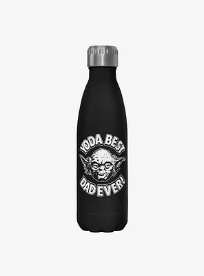 Star Wars Yoda Best Black Stainless Steel Water Bottle