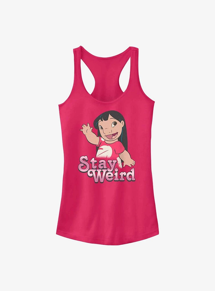 Disney Lilo & Stitch Stay Weird Girls Tank