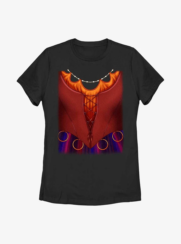 Disney Hocus Pocus Mary Dress Cosplay Womens T-Shirt