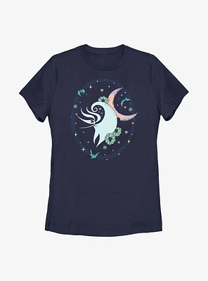 Disney The Nightmare Before Christmas Stars And Flowers Womens T-Shirt