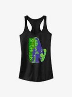 Marvel She-Hulk: Attorney At Law Silhouette Girls Tank