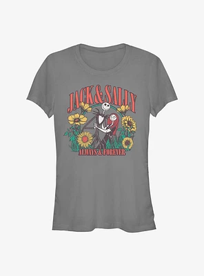 Disney The Nightmare Before Christmas Jack and Sally Girls T-Shirt
