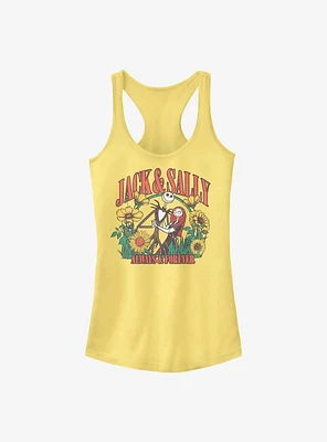 Disney The Nightmare Before Christmas Jack and Sally Girls Tank