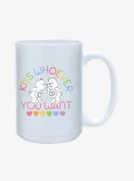 Care Bears Kiss Whoever You Want Mug 15oz