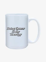 Being Queer Is My Therapy Pride Mug 15oz