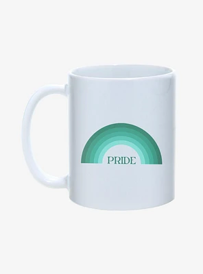 Green Rainbow Pride Mug 11oz