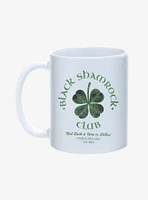 St. Paddy's Black Shamrock Club Mug 11oz