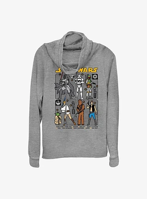 Star Wars Crew Cowl Neck Long-Sleeve Top