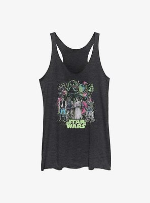 Star Wars Neon Galaxy Girls Tank