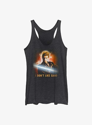Star Wars Anakin I Don't Like Sand Girls Tank