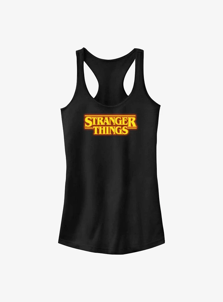 Stranger Things Logo Girls Tank