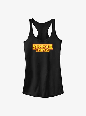 Stranger Things Logo Girls Tank