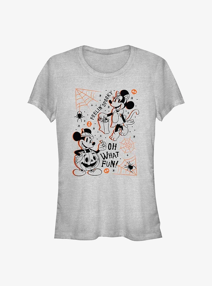 Disney Mickey Mouse Feelin' Spooky Girls T-Shirt
