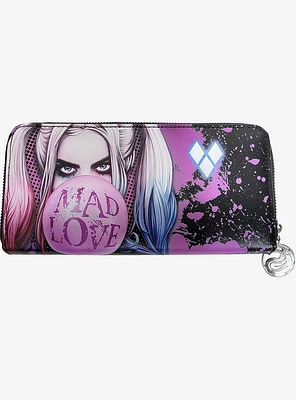 DC Comics Harley Quinn Mad Love Ladies Clutch Bag