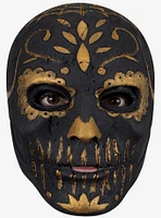 Golden Carving Catrina Day of the Dead Mask