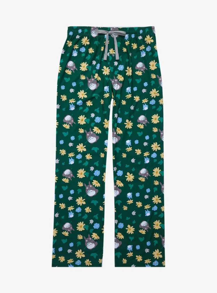 Studio Ghibli My Neighbor Totoro Floral Allover Print Sleep Pants - BoxLunch Exclusive