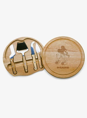 Disney Mickey Mouse NFL CHI Bears Circo Cheese Cutting Board & Tools Set