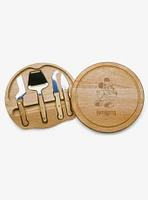 Disney Mickey Mouse NFL NE Patriots Circo Cheese Cutting Board & Tools Set