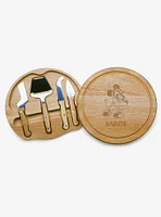 Disney Mickey Mouse NFL NO Saints Circo Cheese Cutting Board & Tools Set