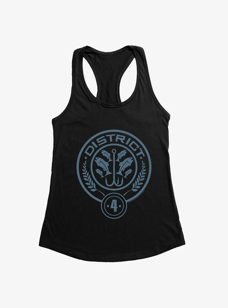 Hunger Games District 4 Logo Girls Tank