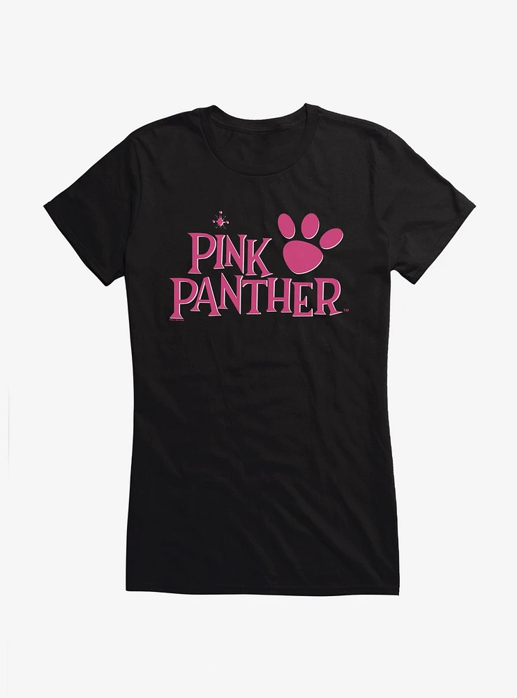 Pink Panther Classic Logo Girls T-Shirt