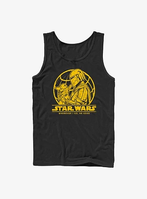 Star Wars The Mandalorian I Go He Goes Tank
