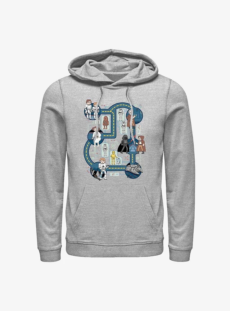 Star Wars Death Map Hoodie