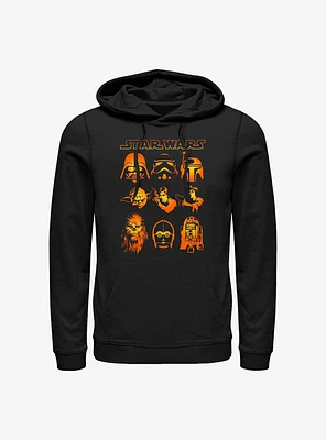 Star Wars Galaxy Faces Hoodie