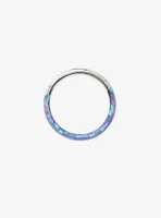 16G Steel Opal Hinged Clicker