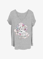 Disney The Little Mermaid Sea Shells Girls T-Shirt Plus