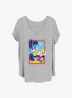 Disney Mickey Mouse Duck and Run Girls T-Shirt Plus