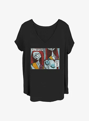 The Nightmare Before Christmas Sally Comic Girls T-Shirt Plus