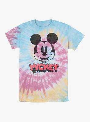 Disney Mickey Mouse Heads Up Tie Dye T-Shirt